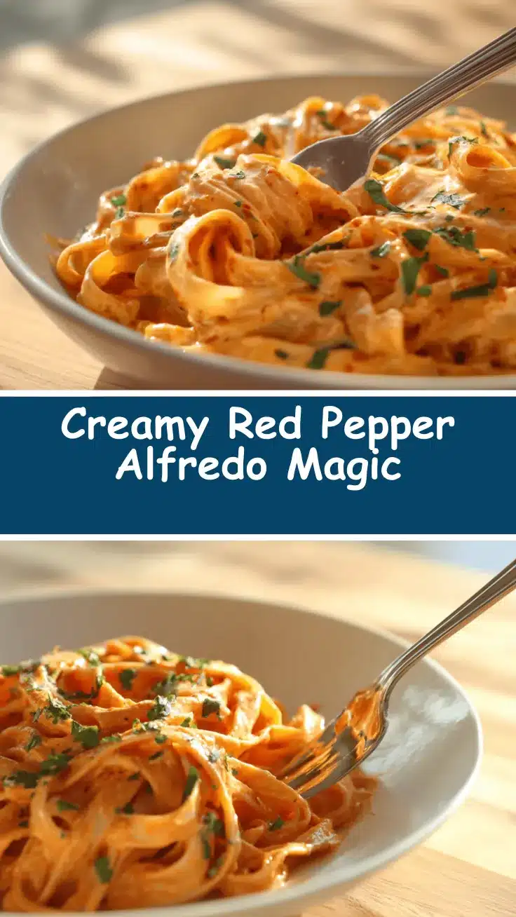 red pepper Alfredo sauce recipe