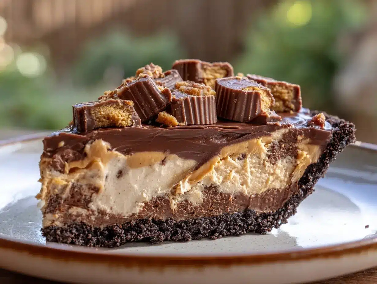 Reese’s Peanut Butter Cup Pie preparation steps
