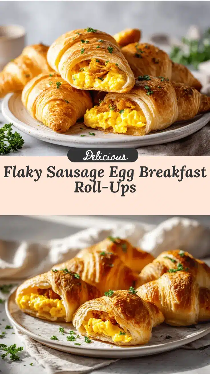 sausage egg breakfast roll-ups recipe