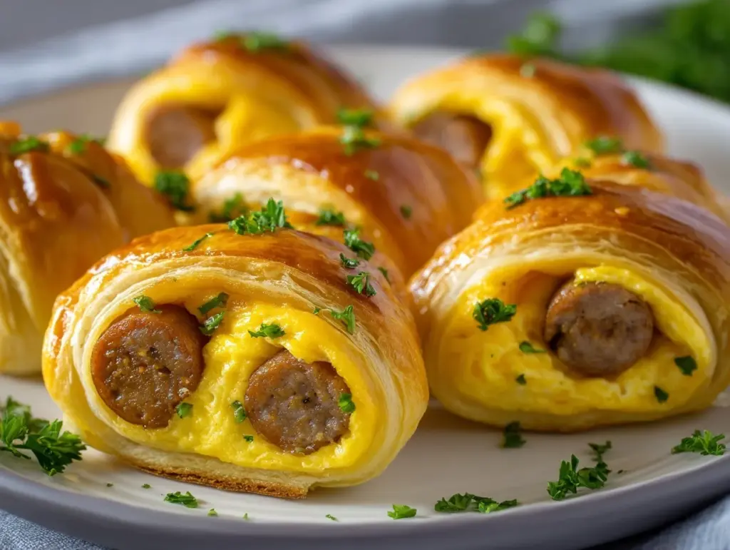 sausage egg breakfast rolls - featured image