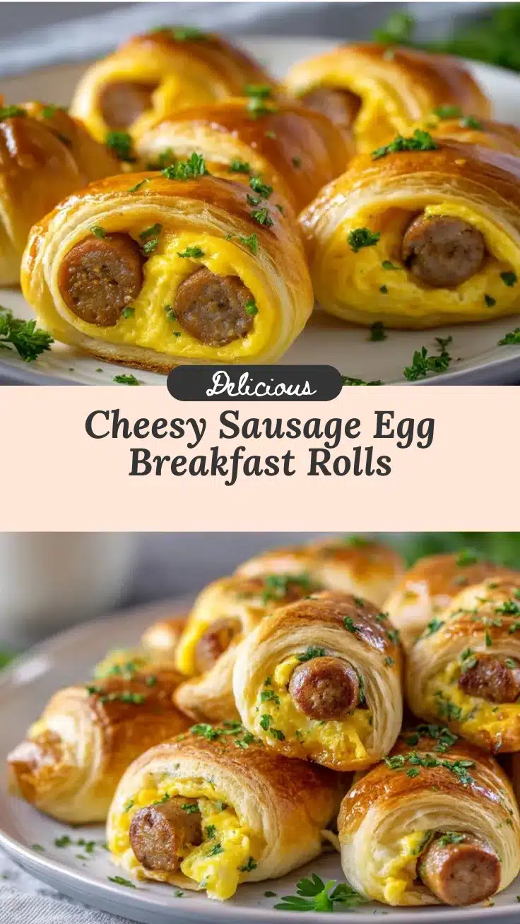 sausage egg breakfast rolls recipe
