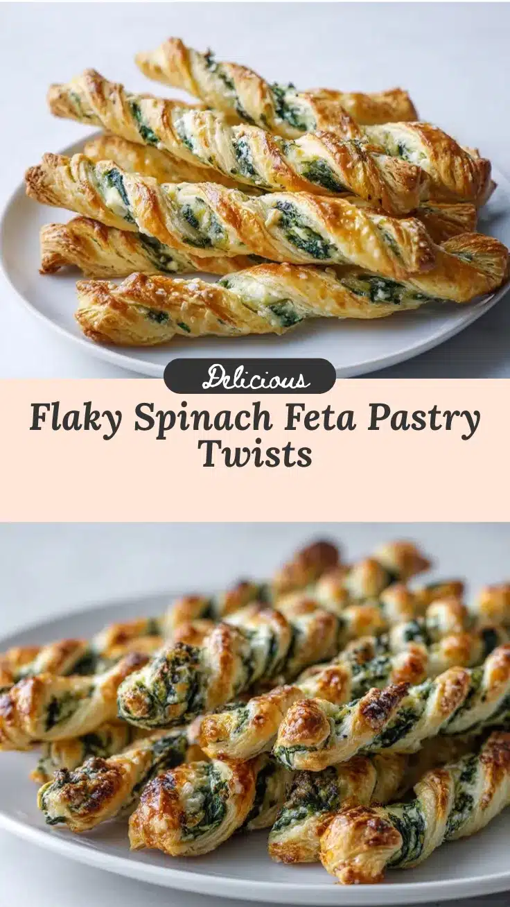 spinach feta twists recipe