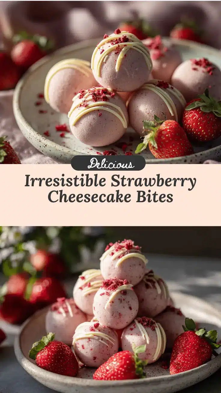 Strawberry Cheesecake Bliss Balls recipe