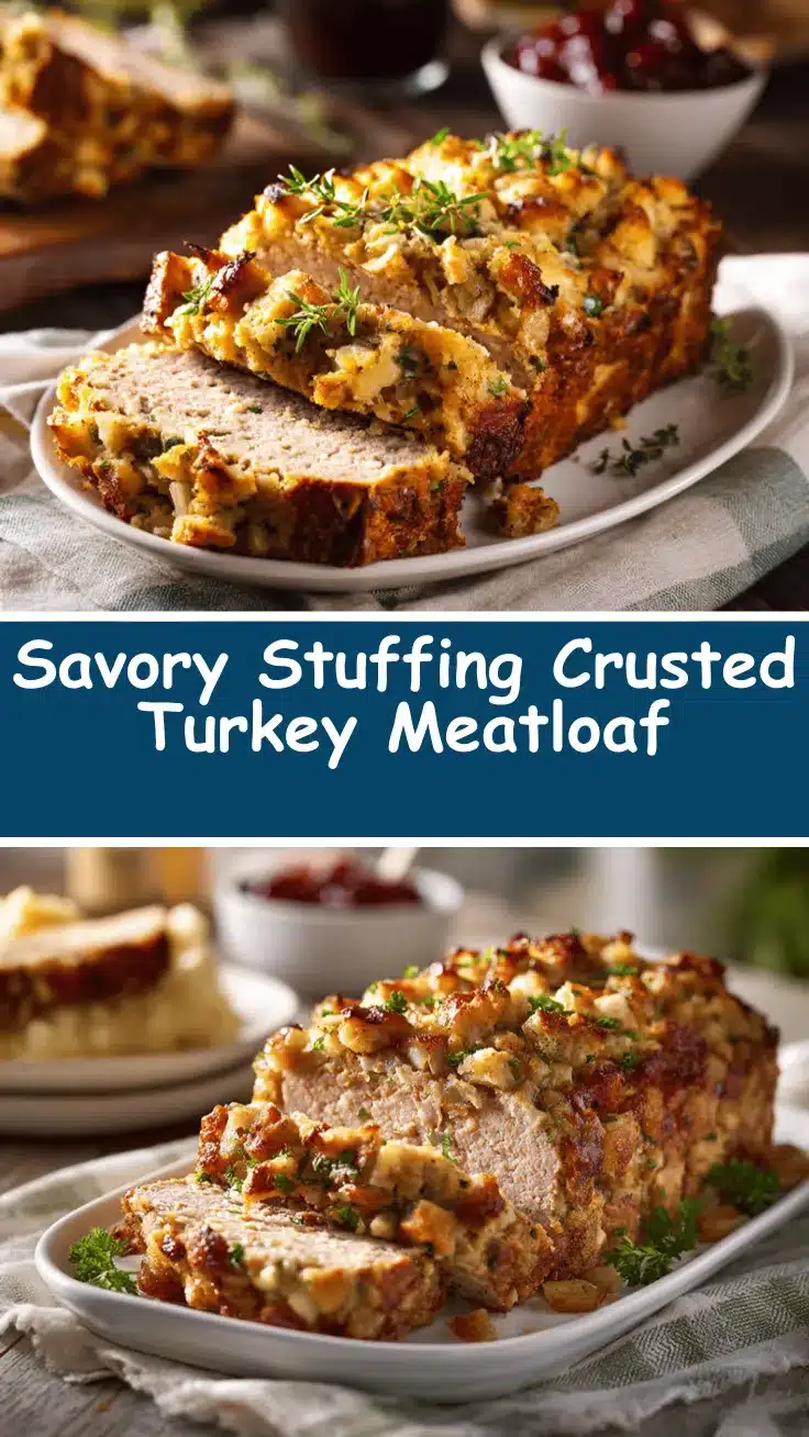 stuffing topped turkey meatloaf recipe