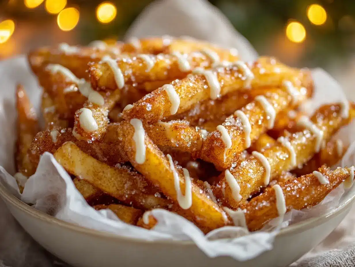 air fryer apple fries preparation steps