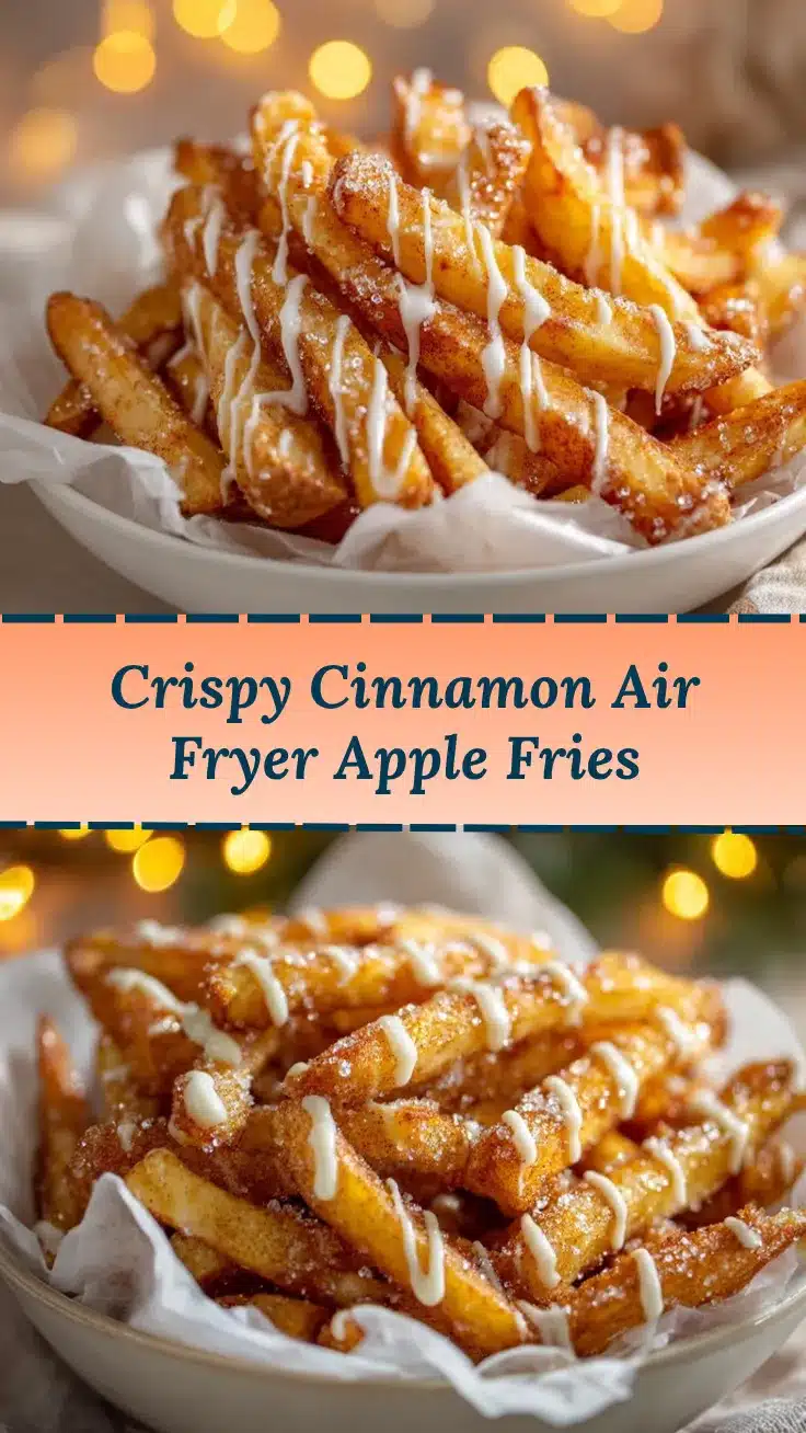 air fryer apple fries recipe