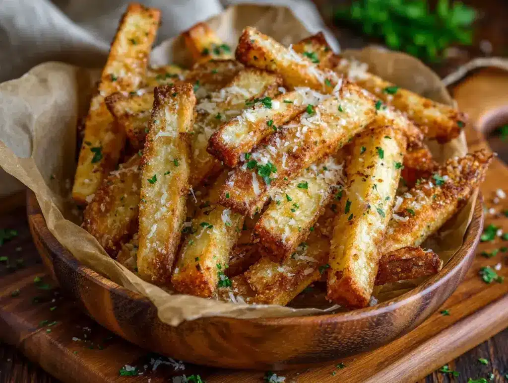 Air Fryer Garlic Parmesan Fries - featured image