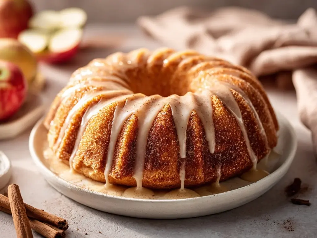 apple cider bundt cake - featured image