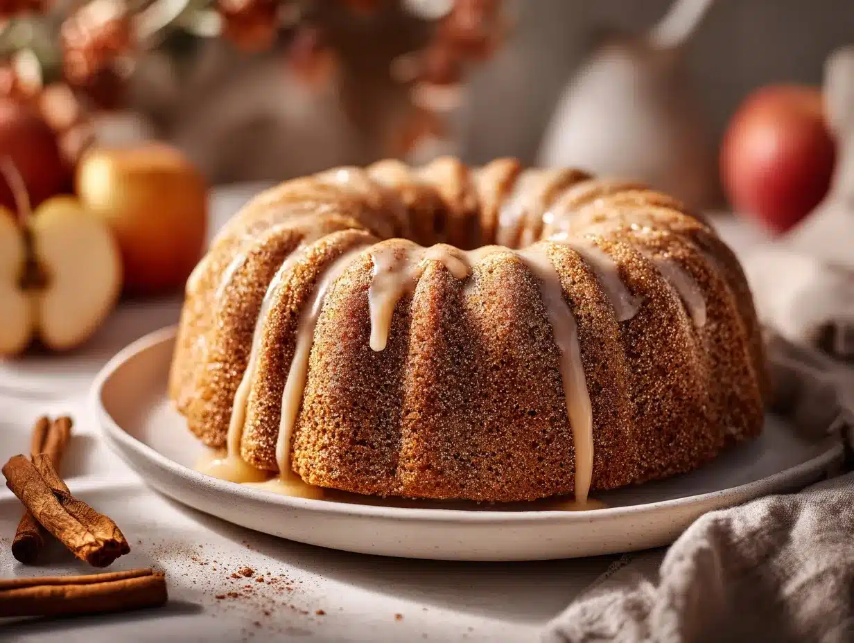 apple cider bundt cake preparation steps