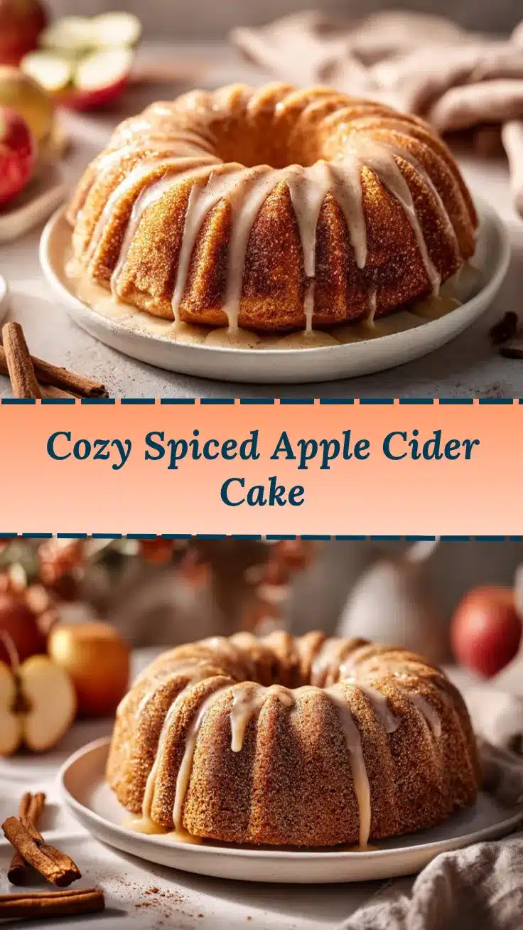 apple cider bundt cake recipe
