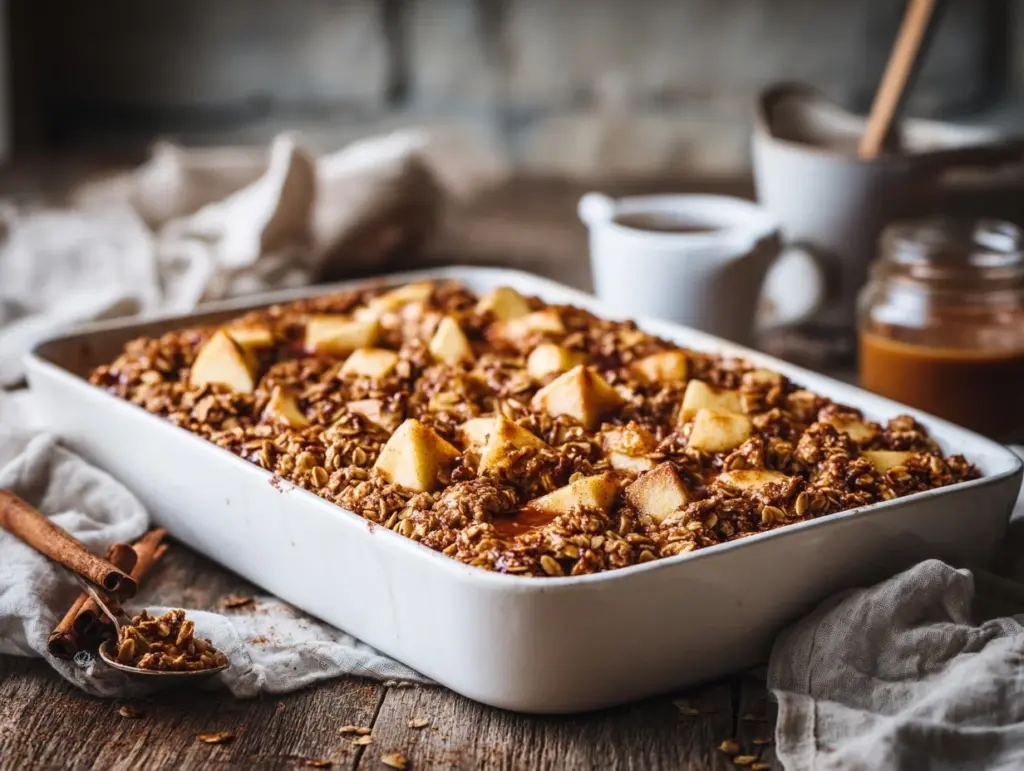 Apple Cinnamon Baked Oatmeal - featured image