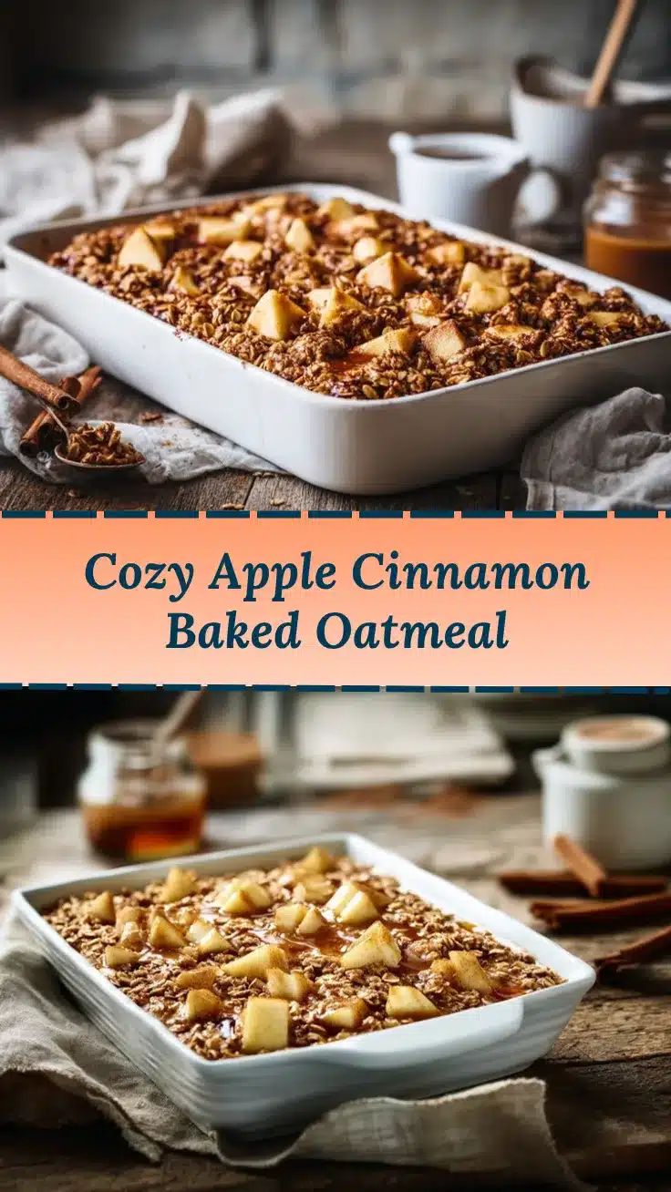 Apple Cinnamon Baked Oatmeal recipe