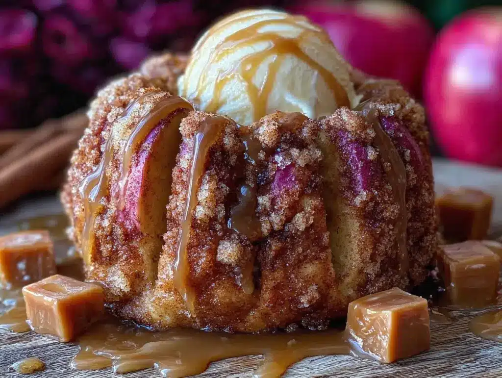 baked bloomin apples - featured image