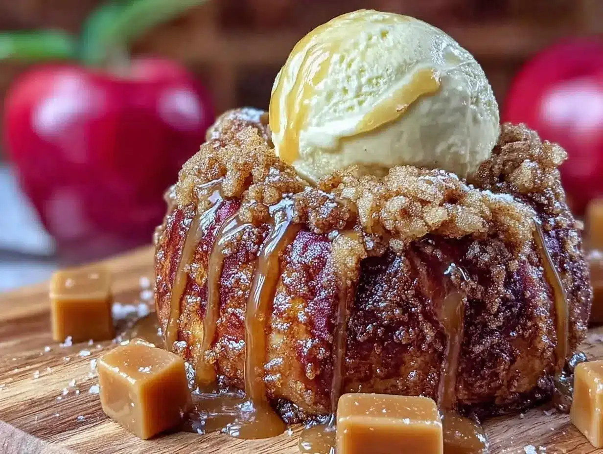 baked bloomin apples preparation steps