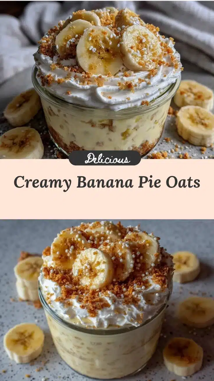 banana cream pie overnight oats recipe
