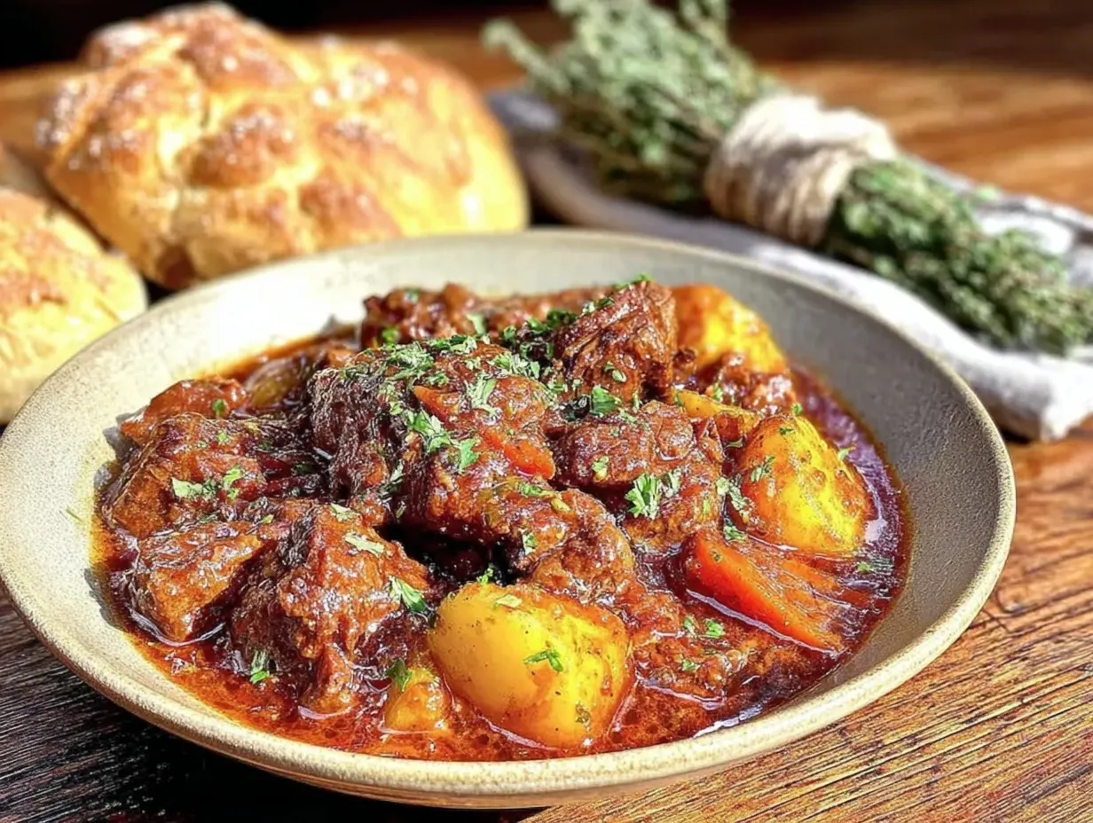 beef stew recipe preparation steps