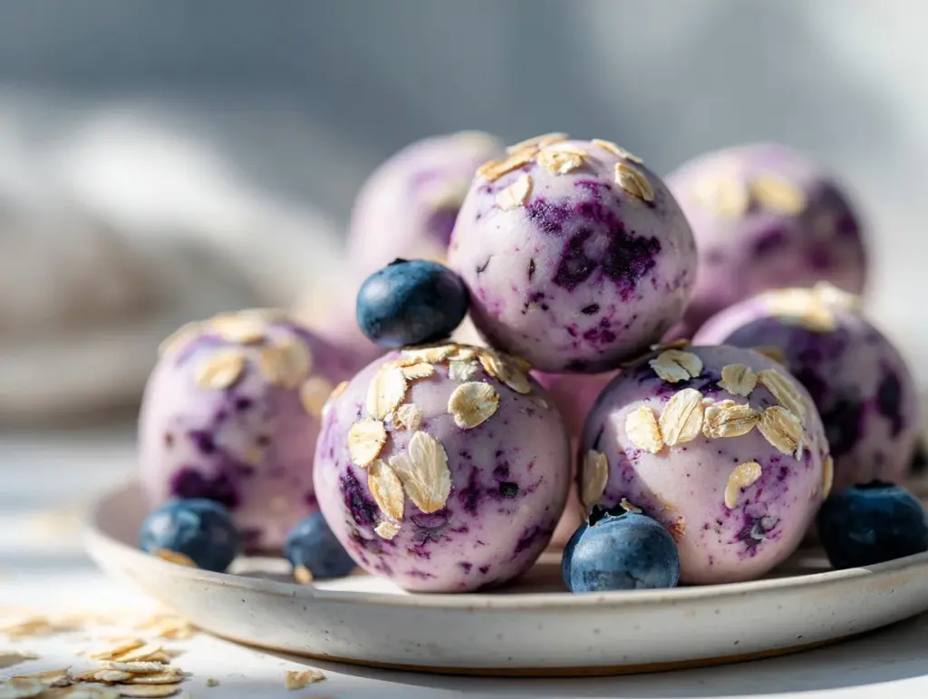 Blueberry Cheesecake Protein Bites - featured image
