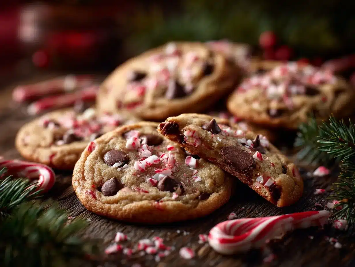 Candy Cane Cookies preparation steps