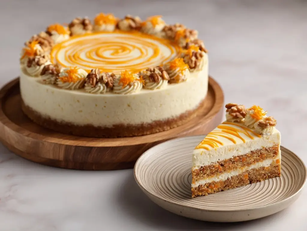 carrot cake cheesecake - featured image