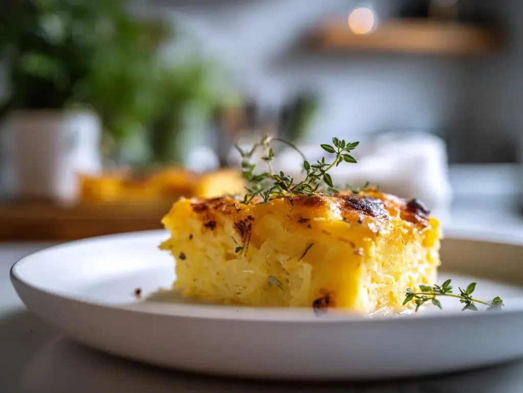 cheesy spaghetti squash au gratin - featured image