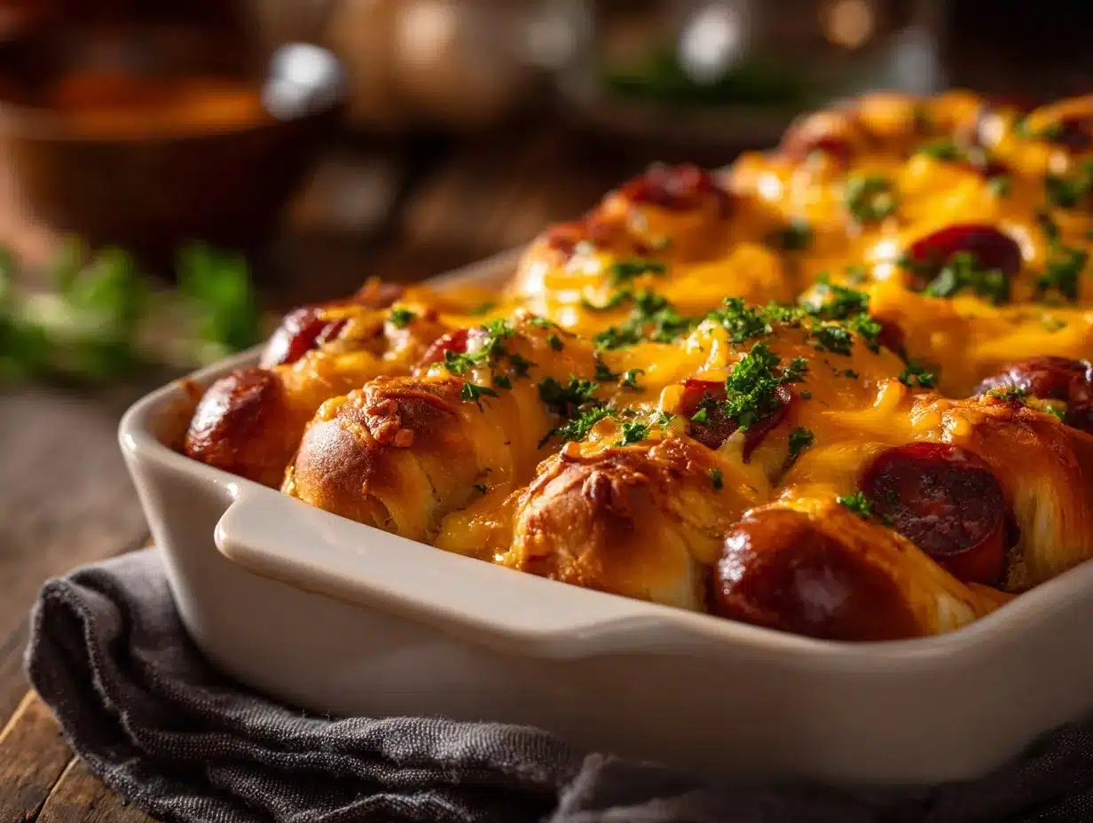 Chili Cheese Dog Bake preparation steps
