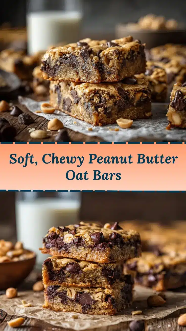 chocolate chip peanut butter bars recipe