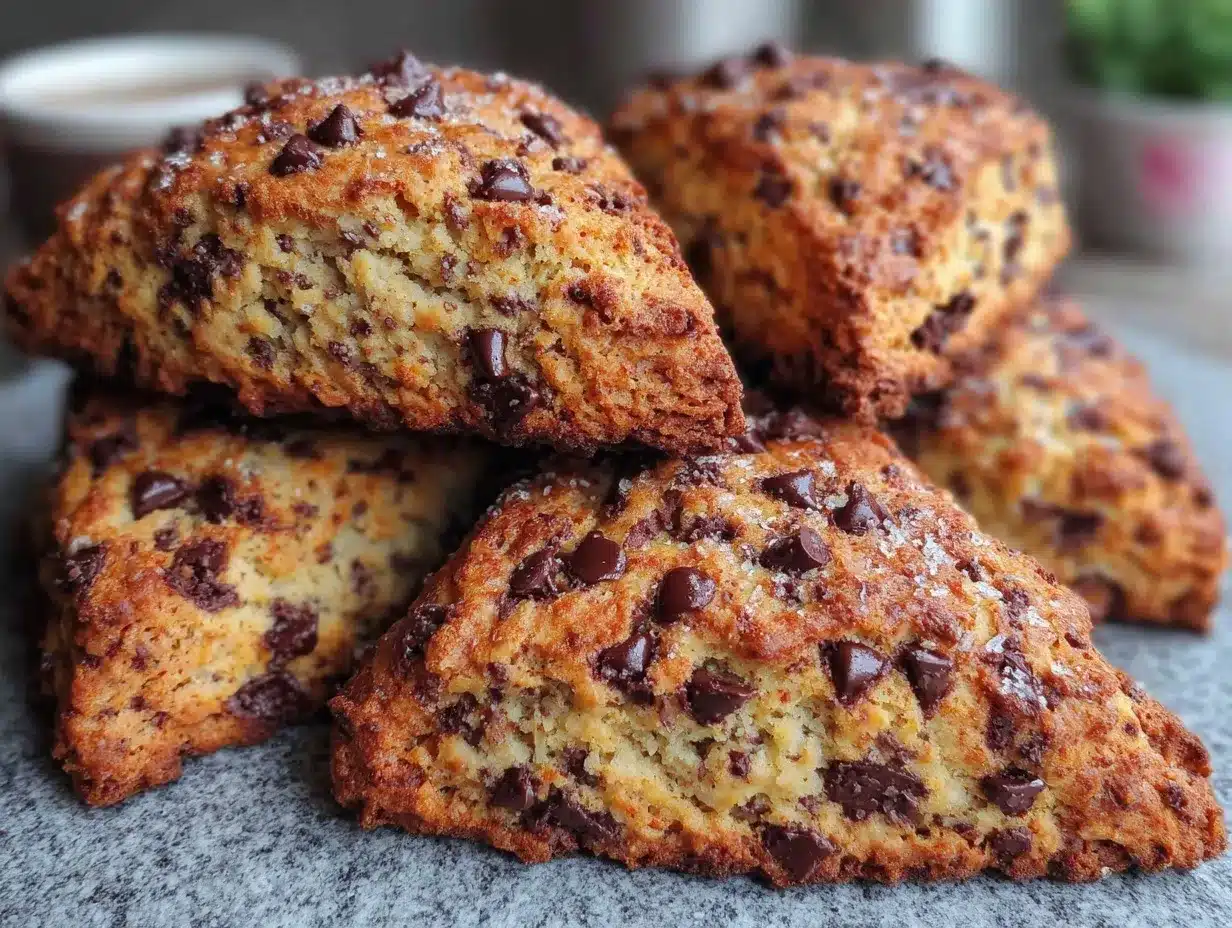 chocolate chip scones preparation steps