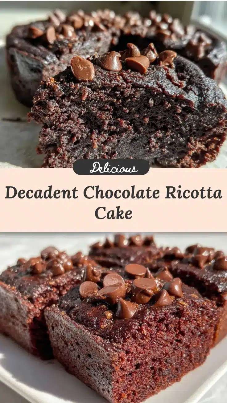 chocolate ricotta cake recipe