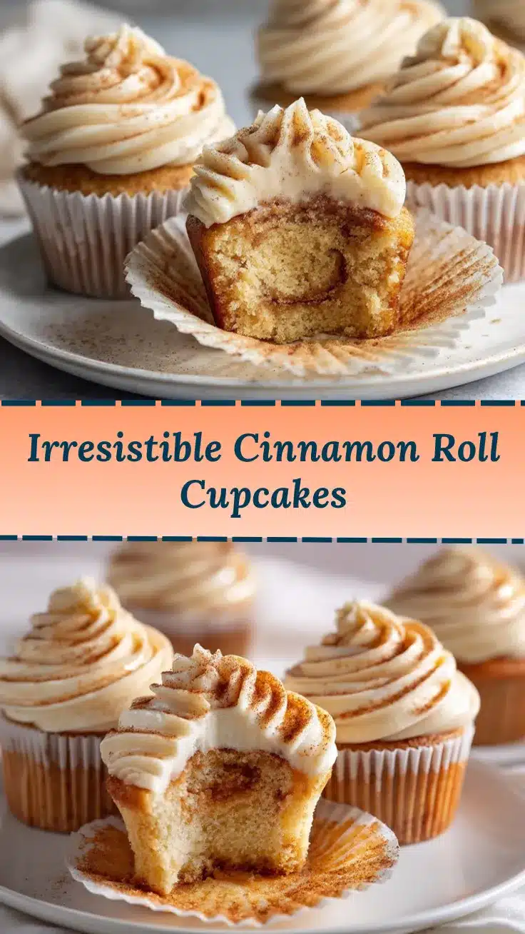 Cinnamon Roll Cupcakes recipe
