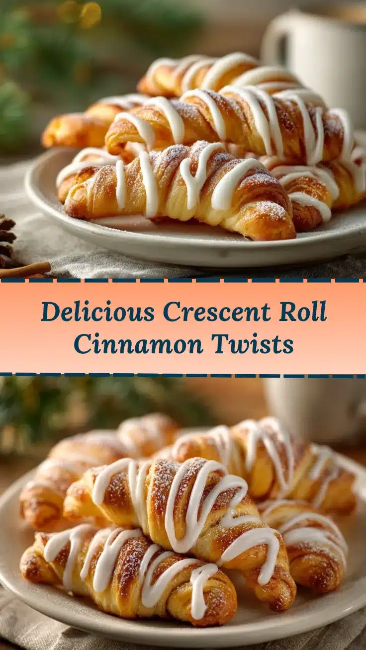 Crescent Roll Cinnamon Twists recipe