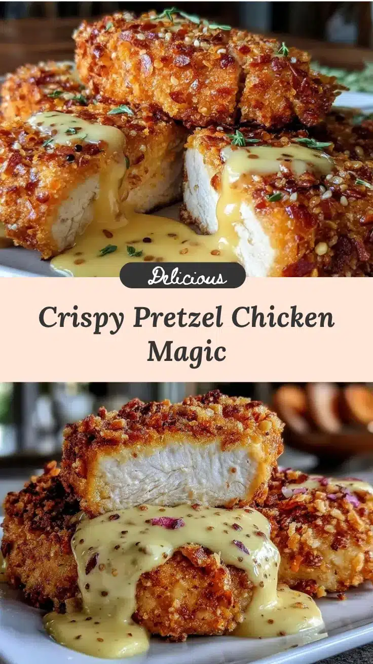 crispy pretzel chicken recipe