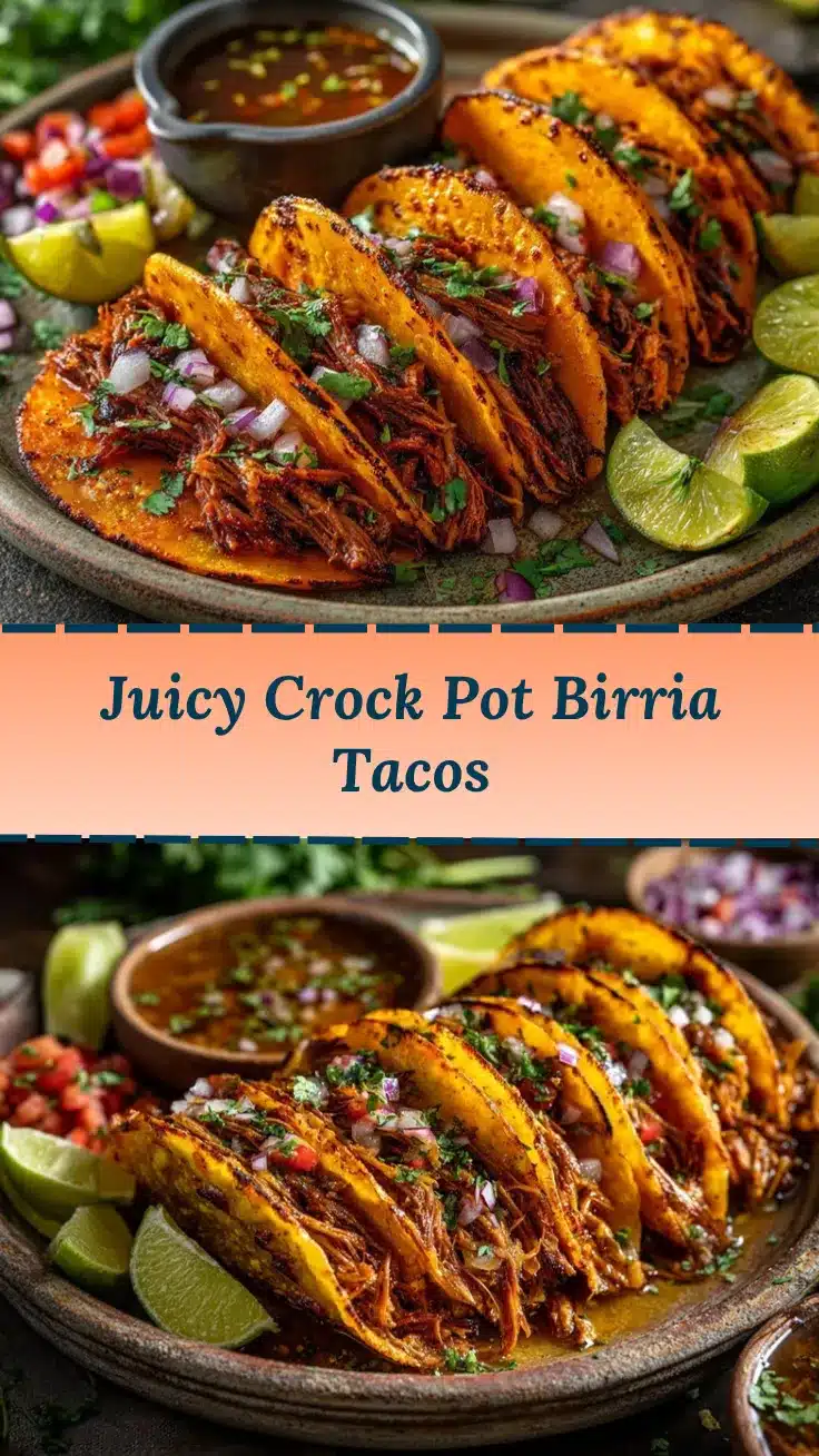 Crock Pot Birria Tacos recipe