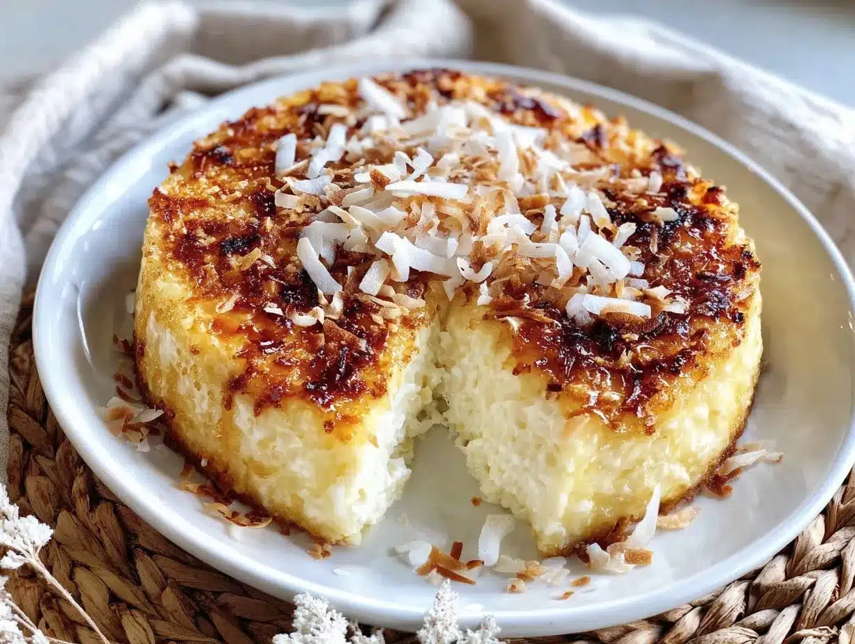 crustless coconut pie preparation steps
