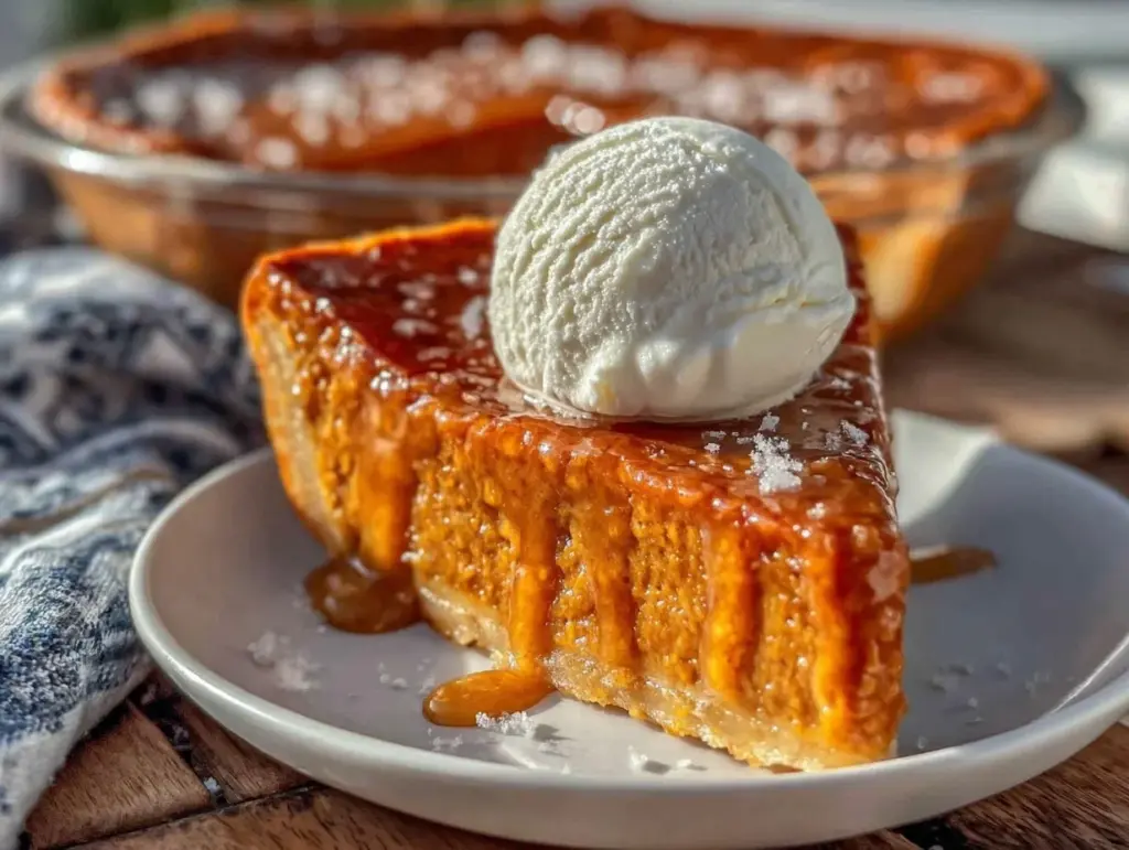 crustless pumpkin pie - featured image