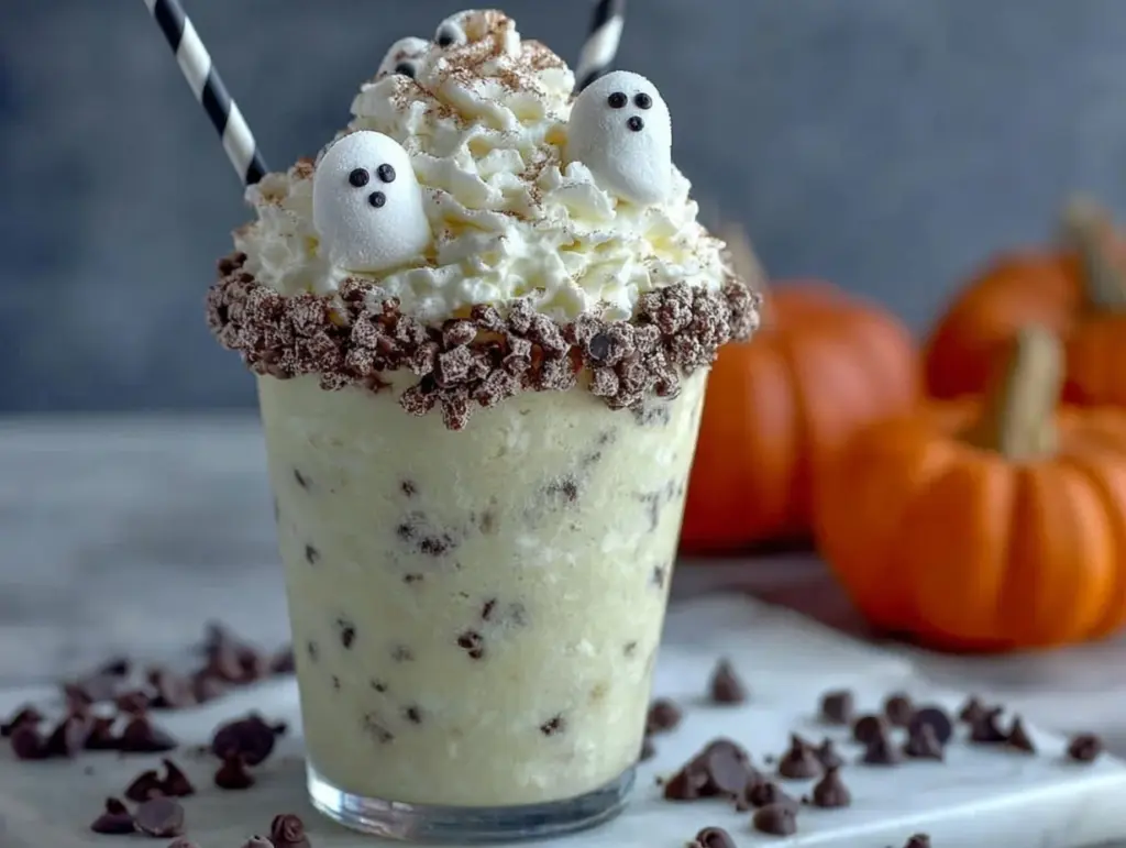 festive vanilla milkshake - featured image