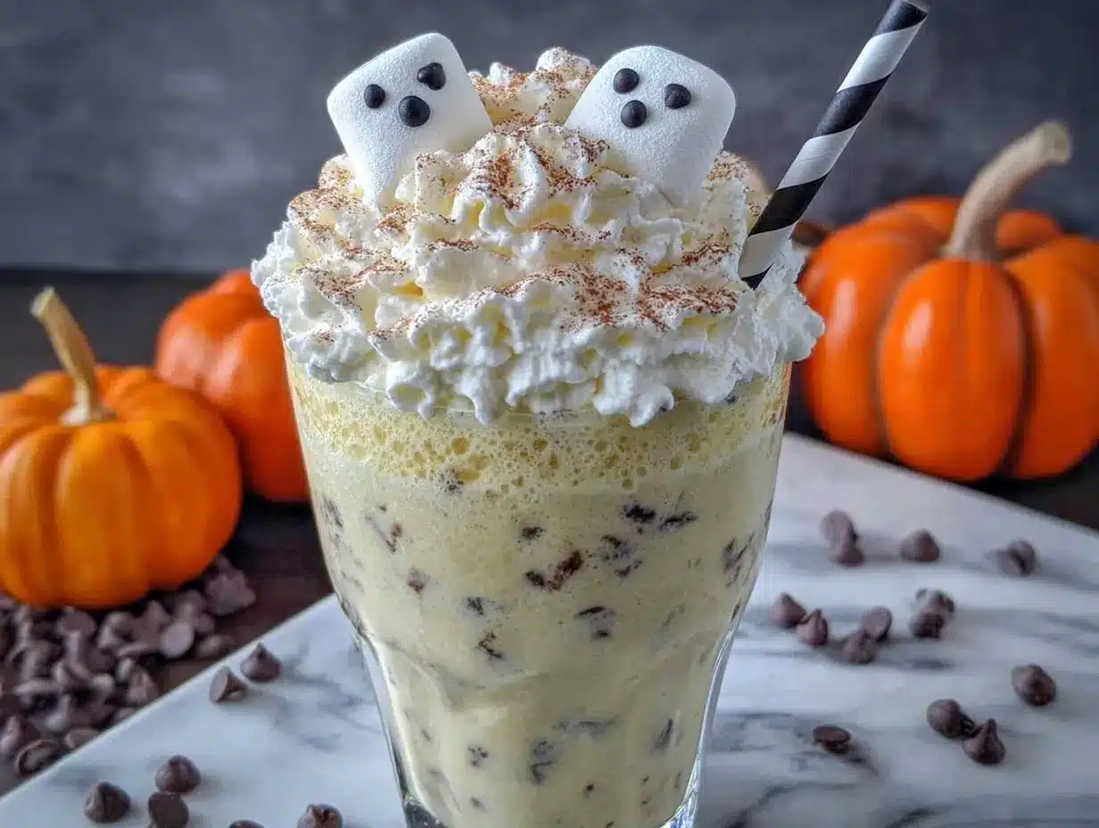 festive vanilla milkshake preparation steps