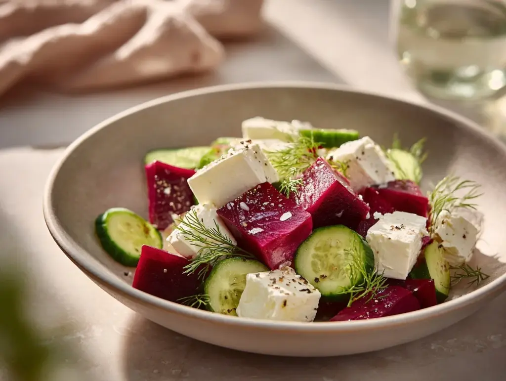 feta beet salad - featured image