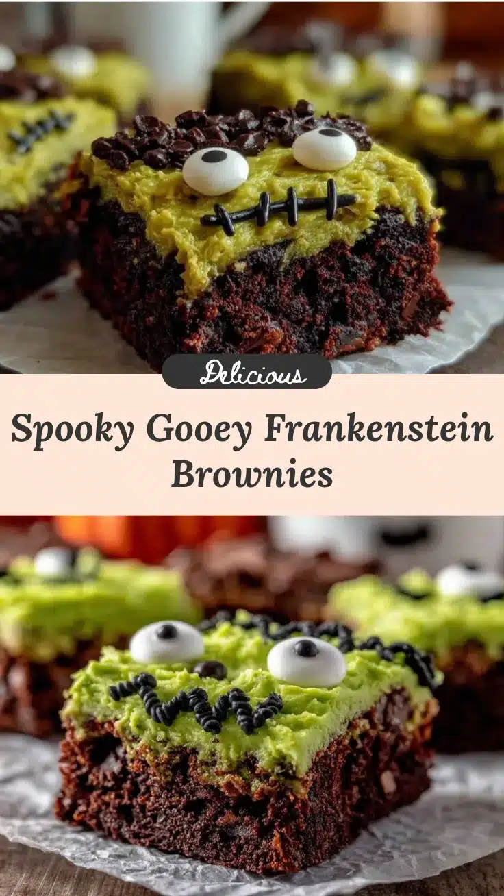 Frankenstein Brownies recipe