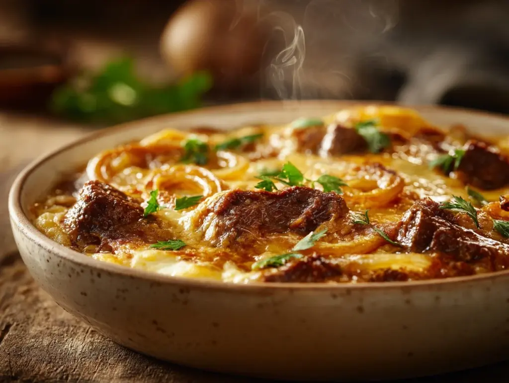 French Onion Beef Casserole - featured image
