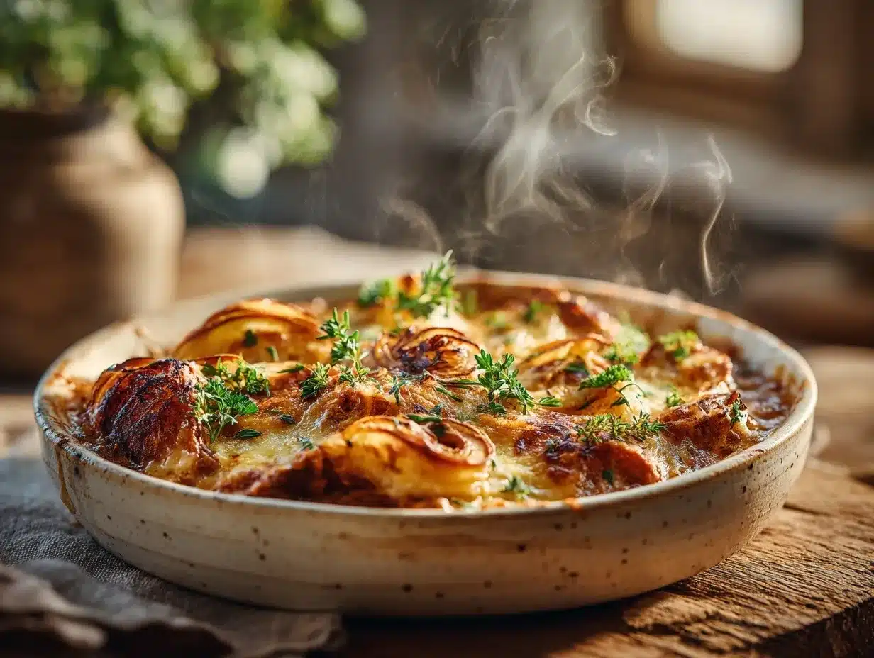 French Onion Beef Casserole preparation steps