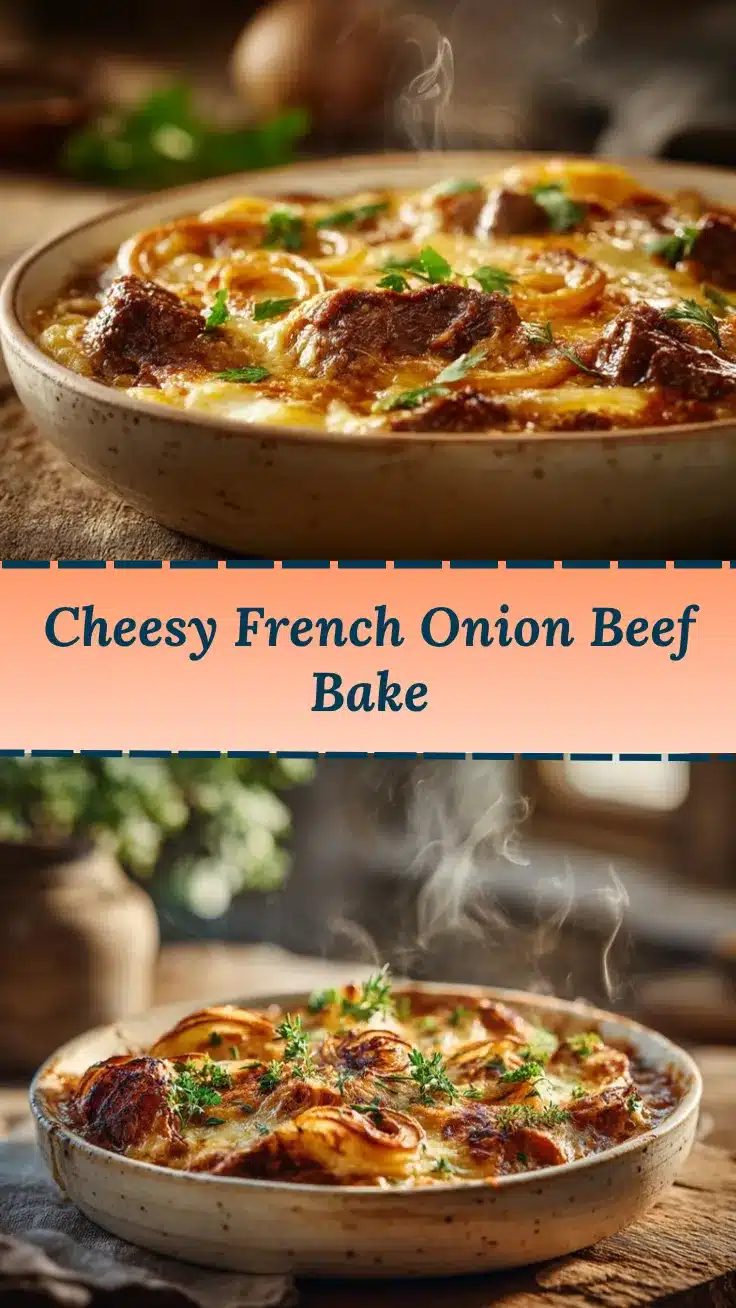 French Onion Beef Casserole recipe