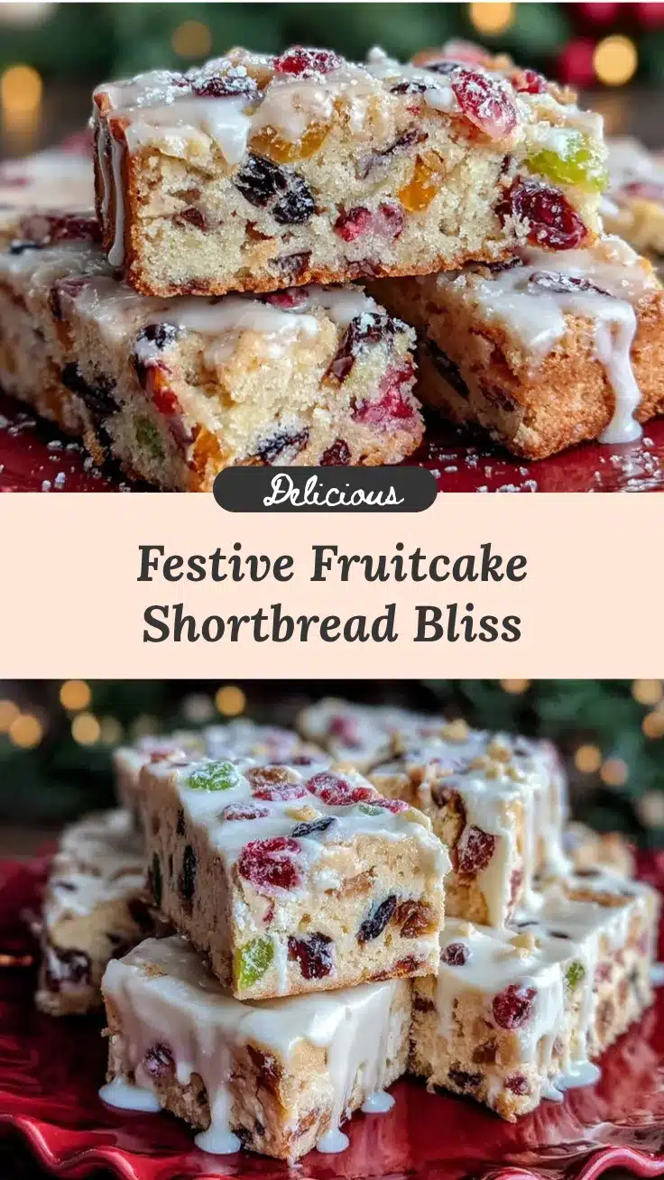 fruitcake shortbread cookies recipe