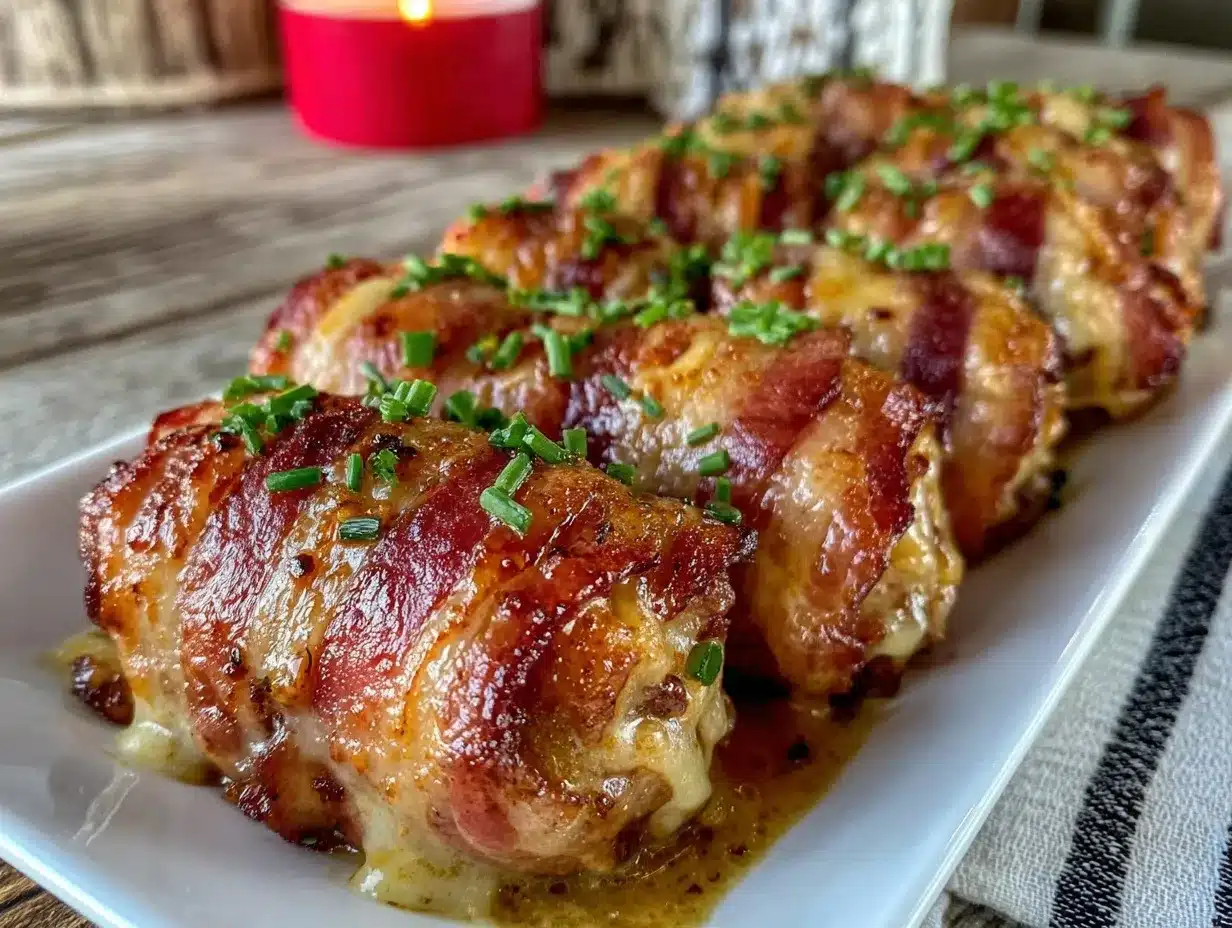 garlic butter bacon cheeseburger rollups preparation steps
