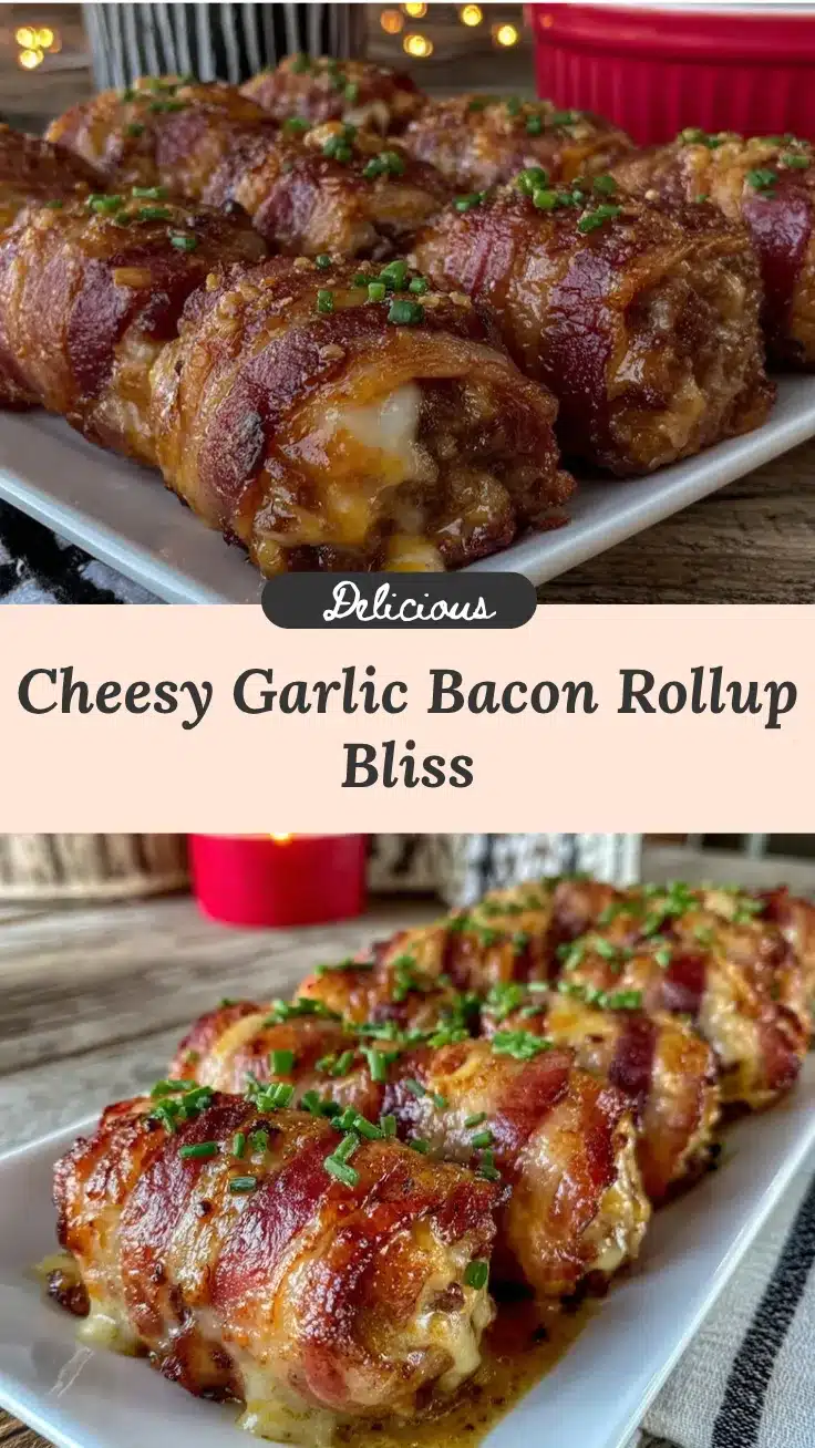 garlic butter bacon cheeseburger rollups recipe