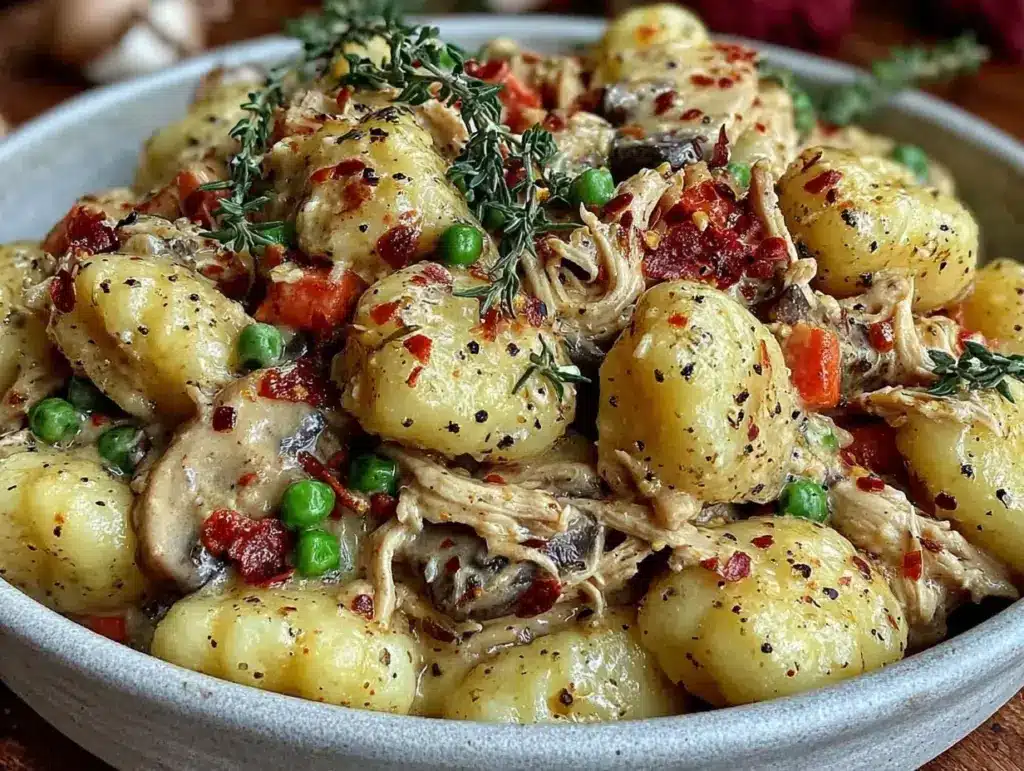 gnocchi chicken pot pie - featured image