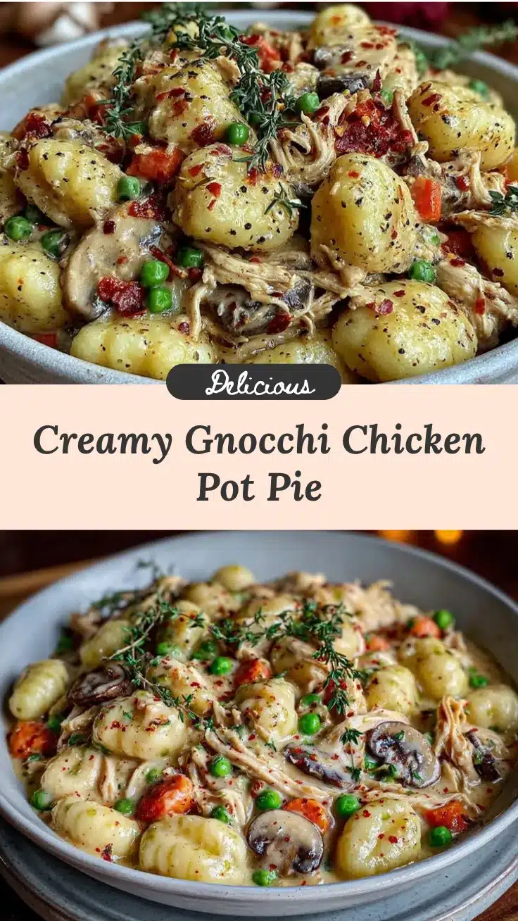 gnocchi chicken pot pie recipe