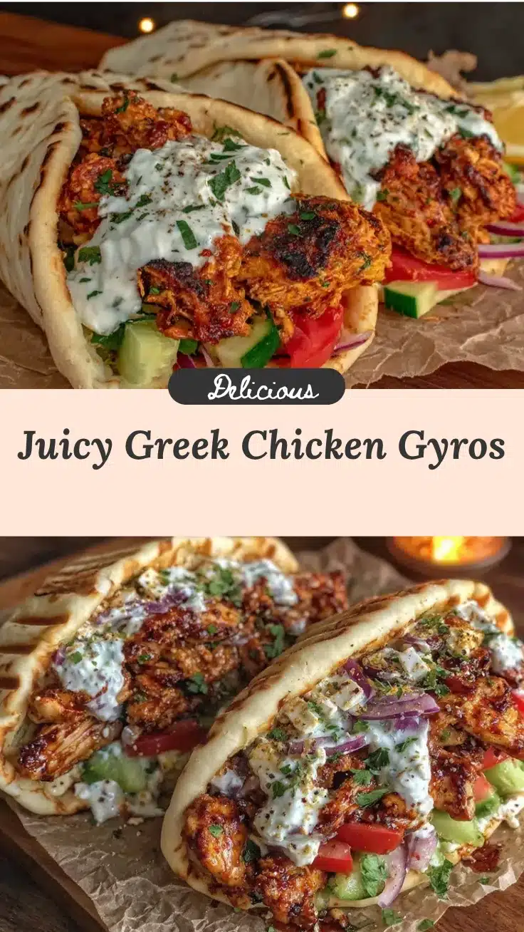 Greek Chicken Gyros recipe
