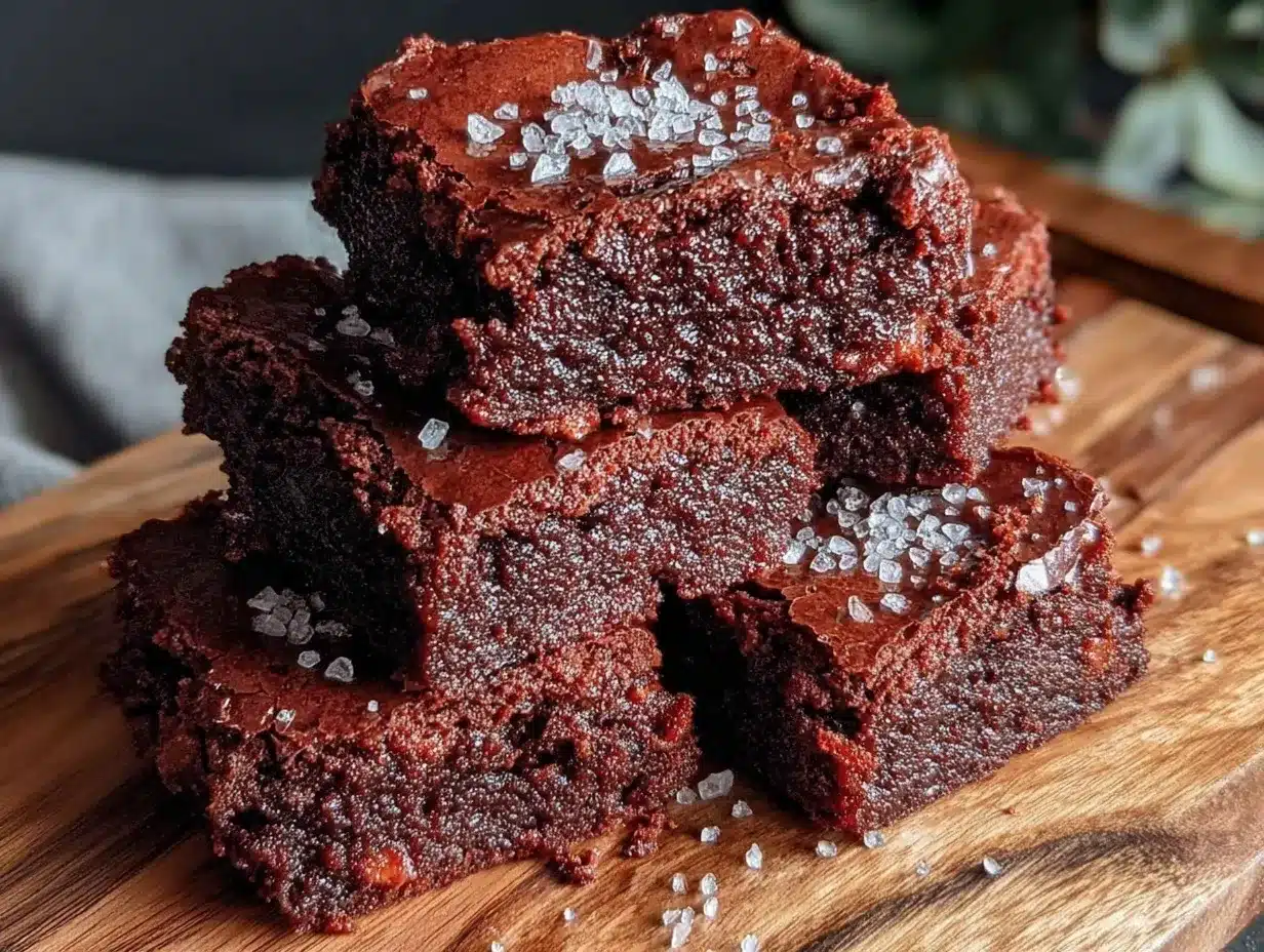 Greek yogurt brownies preparation steps
