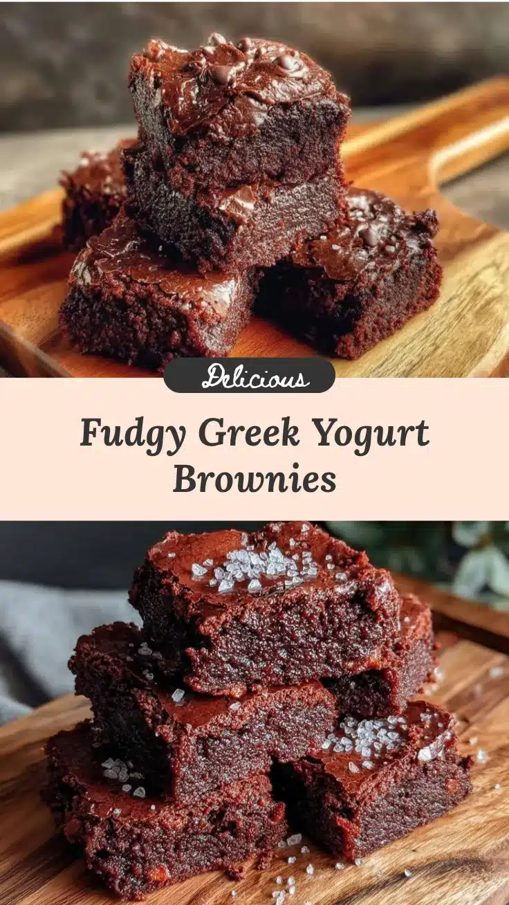 Greek yogurt brownies recipe