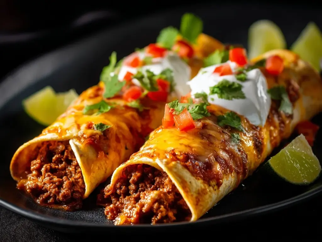 ground beef enchiladas - featured image
